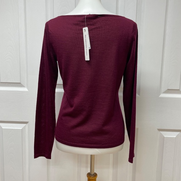 The Cashmere Project - California Cashmere Shirttail Crew - Size M - NEW. - Picture 10 of 15
